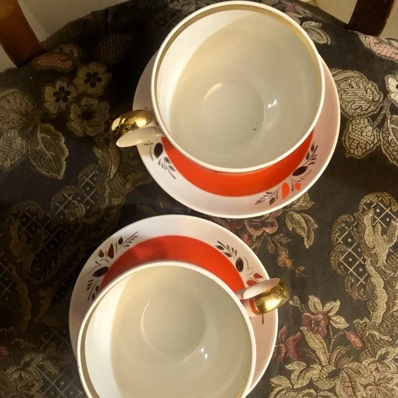 Vintage, Polonne Porcelain Factory, Made in Ukraine, Tea Cup & Saucer, Set of 2 - Picture 2 of 15